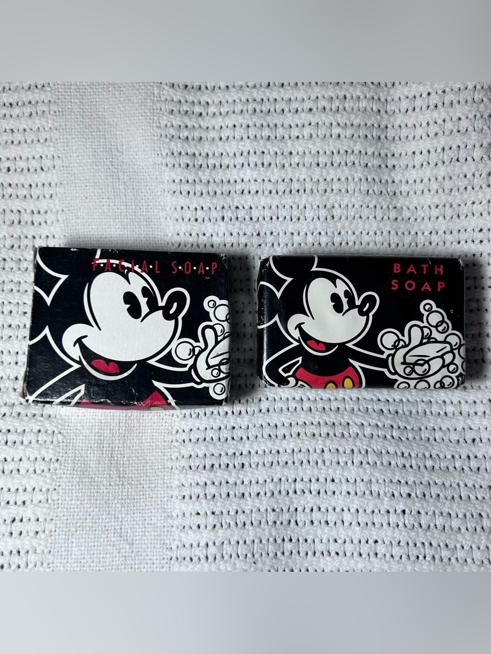 2 Vintage Mickey Mouse bath and facial soaps Walt Disney Resort
